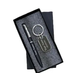 Personalized Pen and Keychain Combo Set