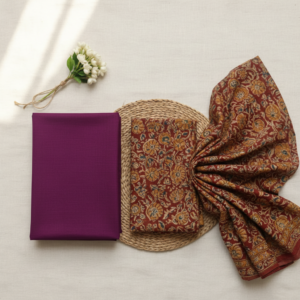 Unstitched Salwar Suit Material (Pink )