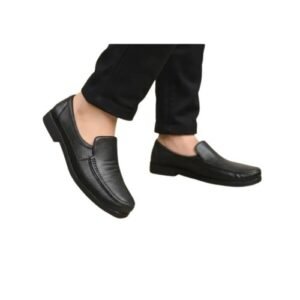 Apex Elite Men’s Textured Formal Slip-On Loafers