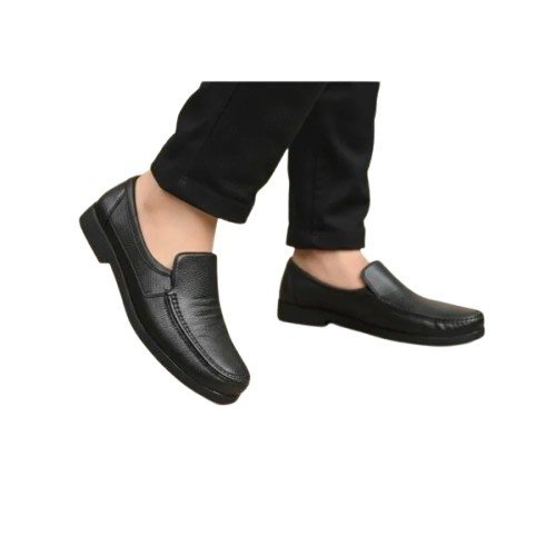 Apex Elite Men’s Textured Formal Slip-On Loafers