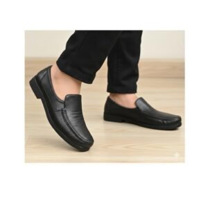 Apex Elite Men’s Textured Formal Slip-On Loafers