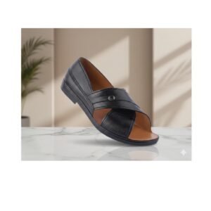 MARK Men's Premium Cross-Strap Comfort Sandals (Formal Mules)