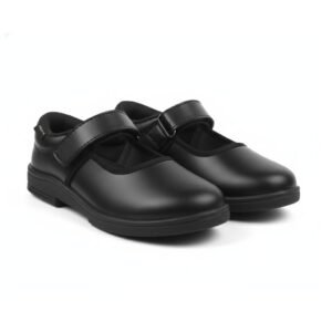 Premium Girls' Black Mary Jane School Shoes (Single Strap)