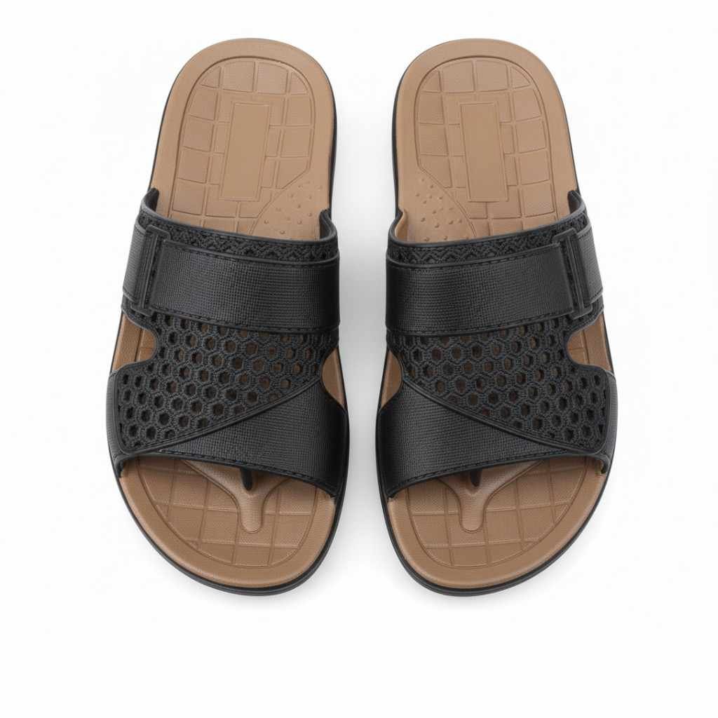 Premium Men’s Orthopedic Comfort Sandals – Dual-Strap Mesh Edition1 Premium Men’s Orthopedic Comfort Sandals – Dual-Strap Mesh Edition