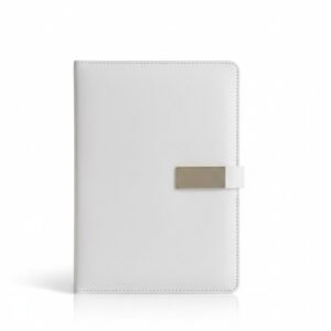 Premium Tan Leatherette Executive Journal with Magnetic Metal Clasp1