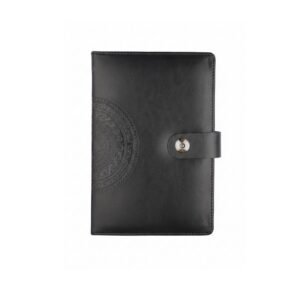 RC- Button Diary D-204 Premium Faux Leather Journal with Mandalas Embossing