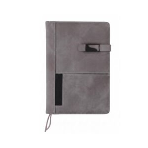 Executive Grey Suede Organizer Diary with Magnetic Clasp (RC-12)