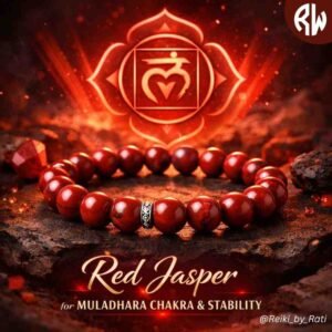 Red Jasper Bracelet for Stability & Muladhara Chakra