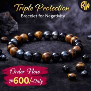Triple Protection Bracelet for Negativity