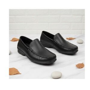 Zenith Pro Men’s Textured Pebble-Grain Executive Loafers