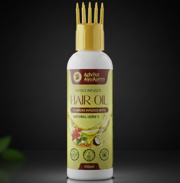 Advikz AyuAurra Regrowth Hair Oil