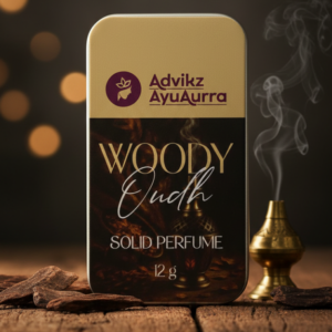 Advikz AyuAurra - Woody Oudh - Exclusive Solid Perfume