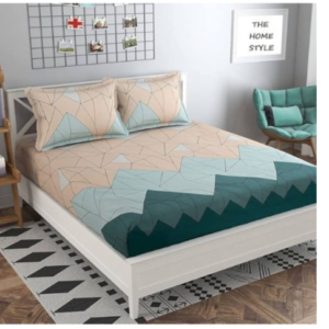 Abstract Peak Modern Geometric Mountain Bedding Set