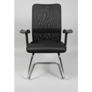 Apex Black Mesh Cantilever Visitor Chair