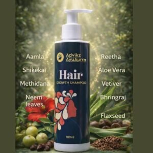 Advikz AyuAurra Hair Growth Shampoo