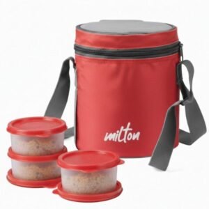 Milton Insulated Foodie Tiffin Set with Premium Fabric Carry Case