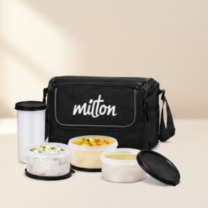 Milton Meal Combi 3 Combo with Microwave-Safe Steel Containers & Plastic Tumbler