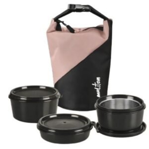 Milton Micro-Meal Insulated Lunch Bag with 3 Stainless Steel Containers