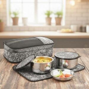 Milton Pasto Insulated Lunch Set with Protective Thermal Cover