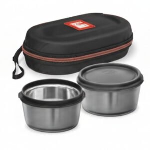 Nutria Pro-Series Microwavable Stainless Steel Executive Lunch Hub