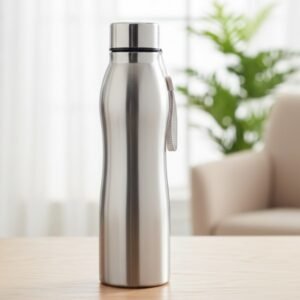 PureStream Insulated Stainless Steel Sports Bottle with Integrated Carry Strap