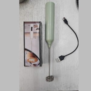 Handheld Rechargeable Electric Coffee Frother & Milk Foamer with USB Charging Cable