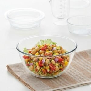 Premium Borosilicate Glass Mixing & Serving Bowl (350ml)