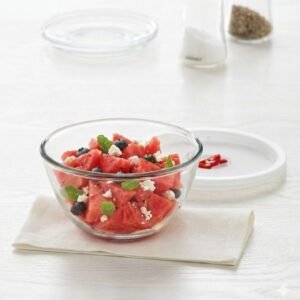 MIXING BOWL WITH PLASTIC LID